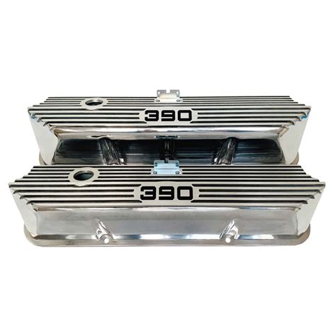 Ford 390 Fe Valve Covers Polished Die Cast Aluminum Ansen Usa