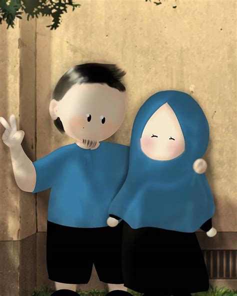 Sunnah Keluarga Bahagia Gambar Kartun Keluarga Islami Bercadar N Wull