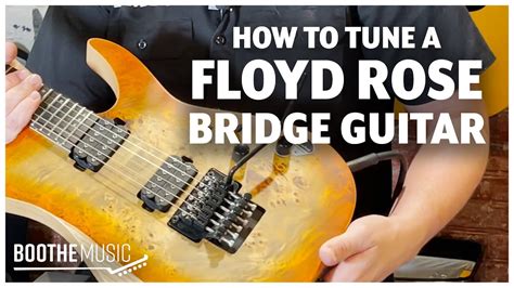 Floyd Rose Guitar Tuning How To Tune A Floyd Rose Bridge Youtube