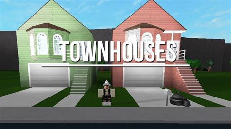 Roblox Welcome To Bloxburg Townhouses 65k Youtube