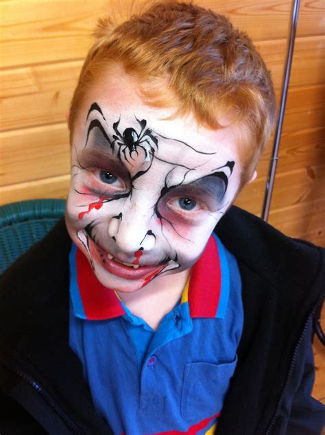 Ollie The Vampire Face Painting Halloween Vampire Face Paint Painting