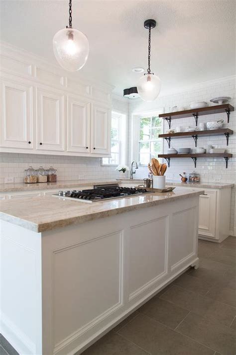 Nov 30, 2015 · 1. White and Cream Kitchen with Taj Mahal Counters ...
