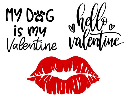 Valentine Day Svg Bundle For Cut File Lips Svg You And Me Etsy