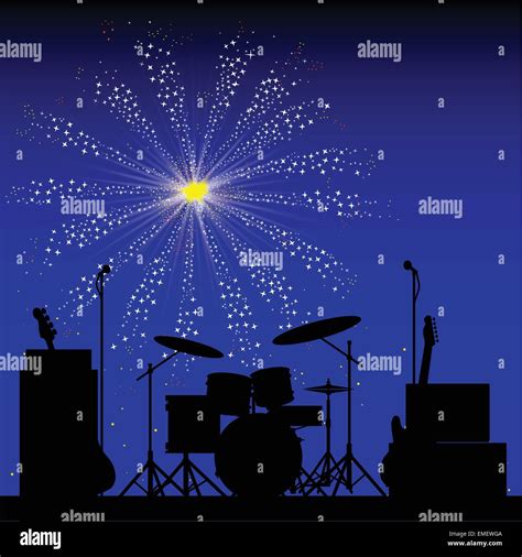 Rock Band Poster Stock Vector Image Art Alamy