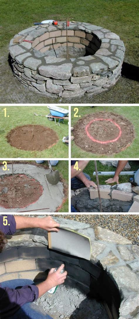 12 Easy And Cheap Diy Outdoor Fire Pit Ideas The Handy Mano Brick