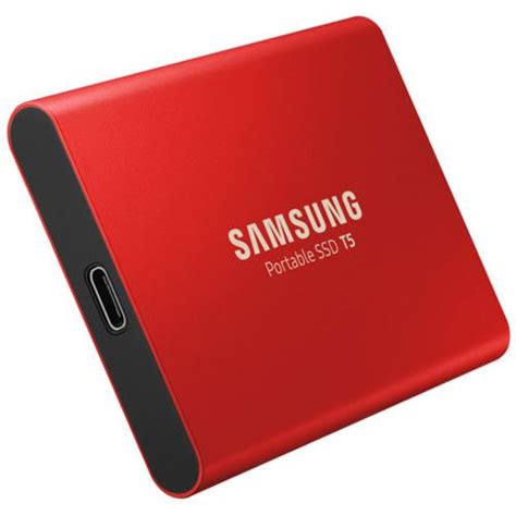 500gb Samsung Portable Ssd T5 Mu Pa500reu Msata Usb 31 Typ C Rot