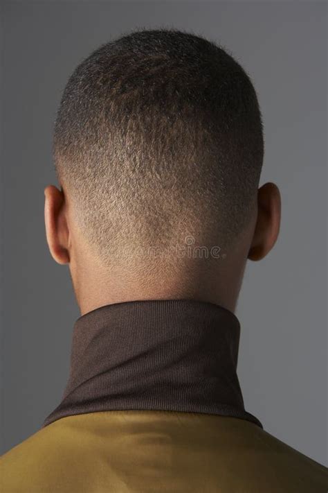 Back View Of Teenage Boy S Head Stock Photo Image Of Race Serious