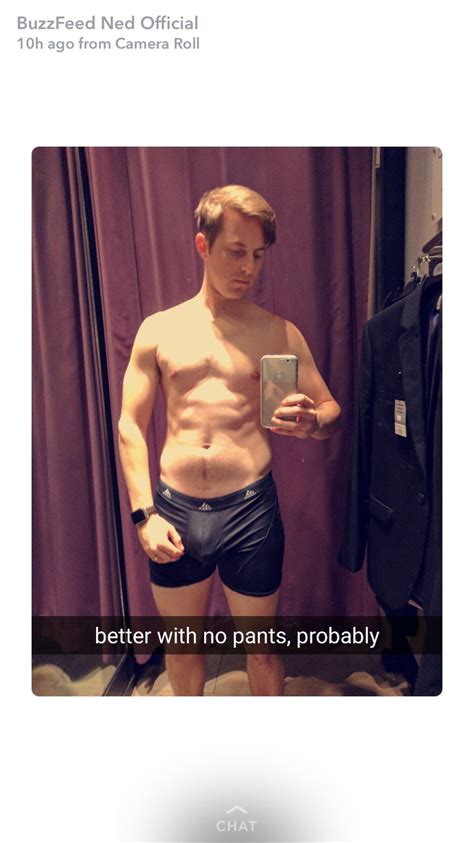 No Pants Ned Fulmer Thanks Snapchat Try Guys Guys Ned