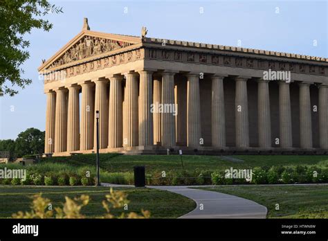 Parthenon Building Located In Nashville Tennessee At Centennial Park