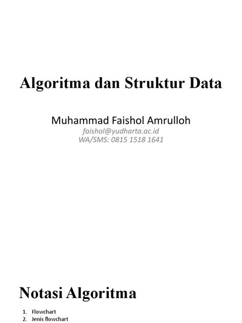 2 Algoritma Dan Struktur Data Flowchart Pdf