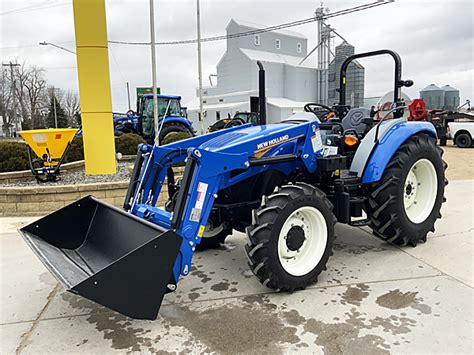 New Holland Workmaster 75 With Loader And 72 Bucket 4wd Tractor