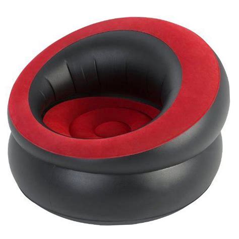 Inflatable Chair Sofa Blow Up Gaming Lounger Outdoor Camping Seat Single Double Ebay