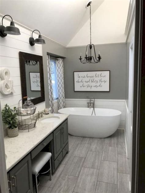 116 Rustic And Farmhouse Bathroom Ideas With Shower