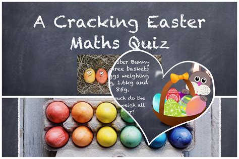 3 tricky easter tasks to. Easter Maths Quiz | Teaching Resources