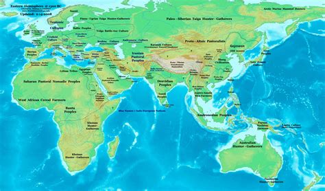 Eastern Hemisphere In 1300 Bc Illustration Ancient History Encyclopedia