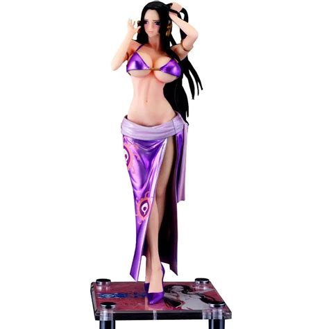 One Piece Boa Hancock Nude Sexy Purple Ver Pre Painted Resin Statue
