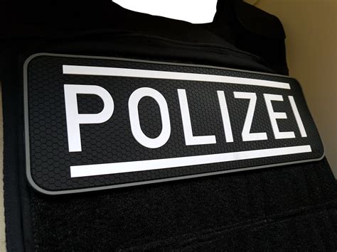 3 D Rubber Patch Polizei Atg Kriminaltechnik® Patches Ballistik