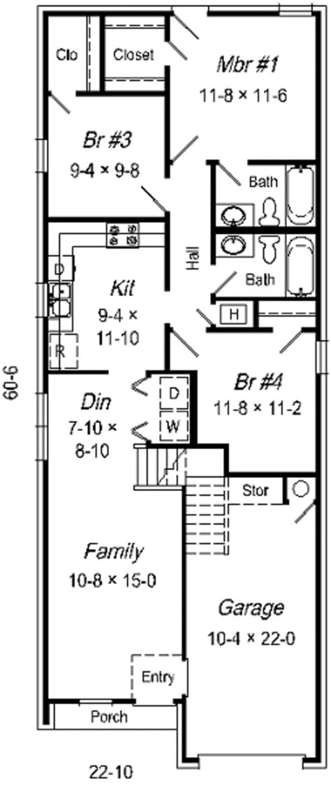 My wise mother, wendy, has a saying about big houses, 'it's just more to clean'. European Style House Plan - 4 Beds 3 Baths 1600 Sq/Ft Plan ...