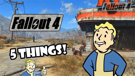 Fallout 4 Top 5 Things We Want To See Fallout 4 Wishlist Youtube