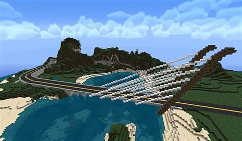 Cantilever Cable Stayed Bridge Minecraft Project