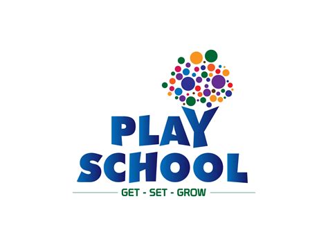 Play School Logo With Slogan Modern Preschool Logo By Wijendra Designs