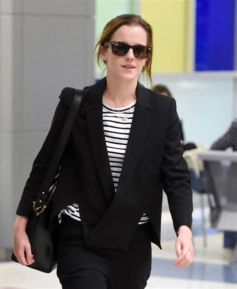 Carpets And Candids Emma Watsons Cuffed Travel Pants