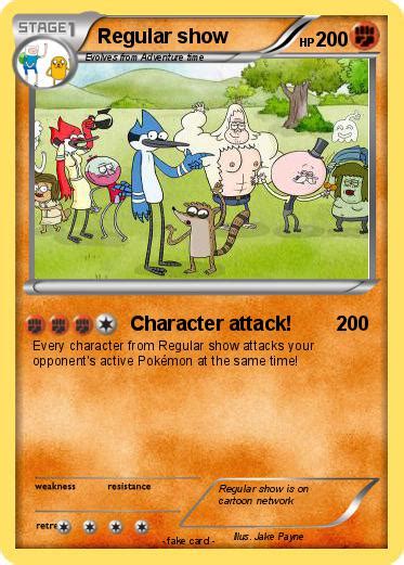 Pokémon Regular Show 65 65 Character Attack My Pokemon Card