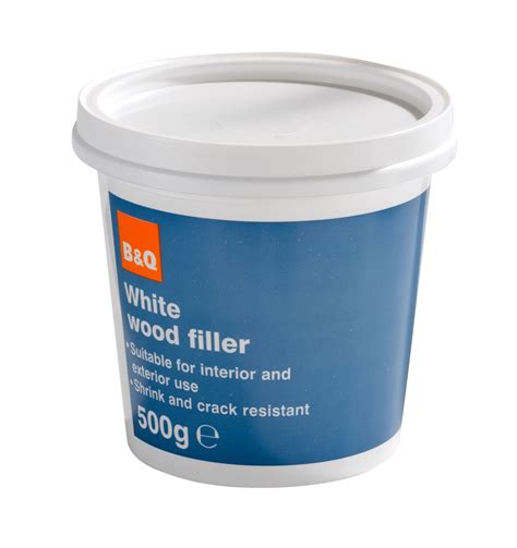 It is mostly used after a woodworking project is already finished in order to fix any remaining blemishes. Diall Wood Filler 500G | Departments | DIY at B&Q