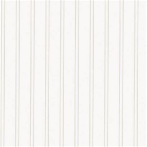 56 Sq Ft 1 Double Roll Beadboard White Textured Paintable Wallpaper
