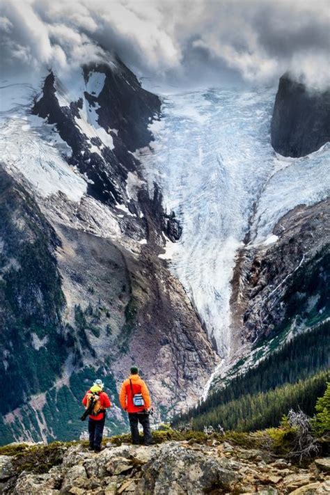 This Is Bugaboo Glacier In The Purcell Mountains Of British Columbia
