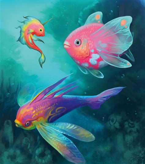 These Fantasy Tropical Fish Will Inspire You To Paint Tropical Fish Art
