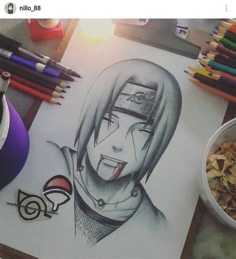 Itachi Uchiha Pencil Drawing Picture Anime Images Naruto Sketch