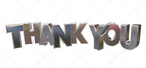 Thank You 3d Illustration Stock Photo By ©iqoncept 121738194