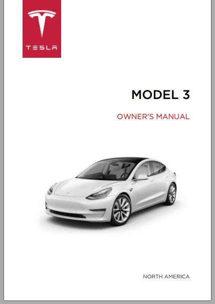 Tesla Manual Model 3