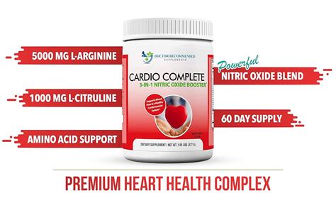 Cardio Complete Heart Health Support Powder Supplement 3 In 1