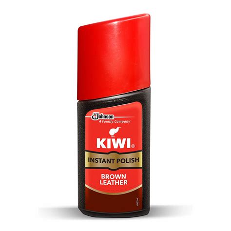 Kiwi Liquid Shoe Polish - 40ml (Brown)