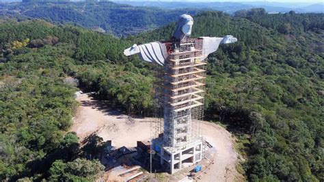Brazils Encantado Town Builds A Statue Of Jesus Christ Taller Than Rios
