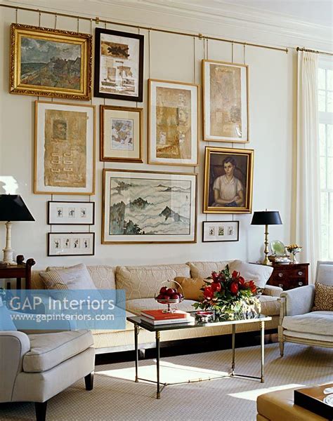 Making the ui of the gallery. GAP Interiors - Classic living room with display of ...