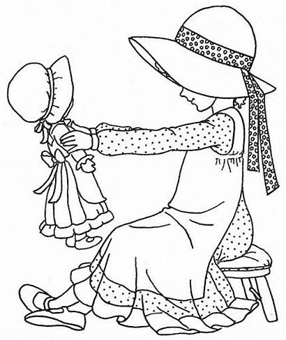 Coloring Holly Hobbie Pages Hobby Colouring Embroidery