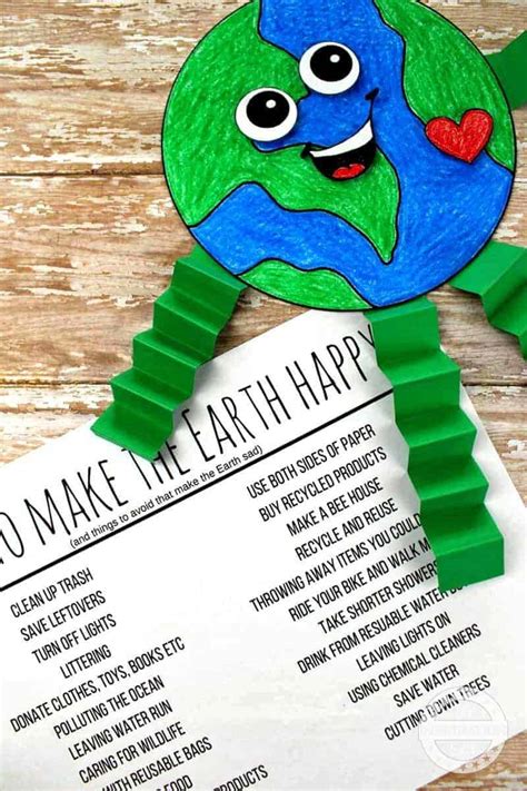 Fantastic Earth Day Craft And Activity For Kids · The Inspiration Edit