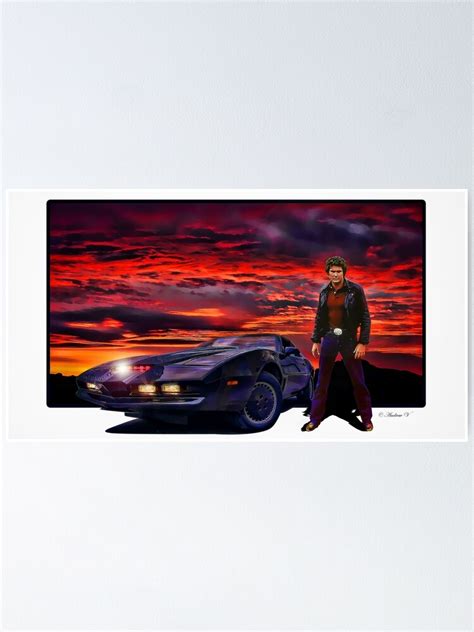 Knight Rider Poster For Sale By Coolness68 Redbubble
