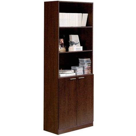 Wide bookcases are bookcases that are wide and have enough spaces for books to be stored. Buy Wenge Tall Wide Bookcase With Doors /Shelves/Enclosed ...
