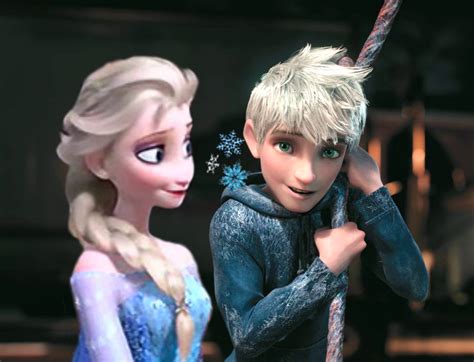 Jack And Elsas Snowflakes Elsa And Jack Frost Photo 36804361 Fanpop