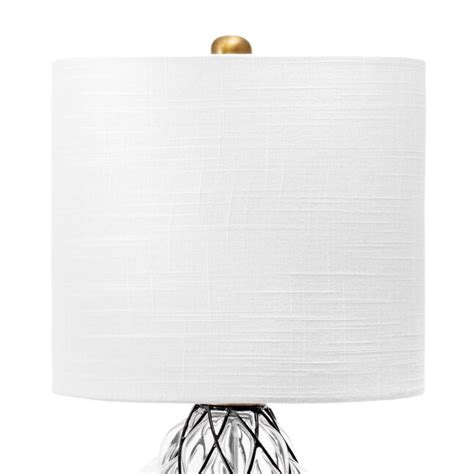 Nuloom Black Table Lamp With Fabric Shade In The Table Lamps Department