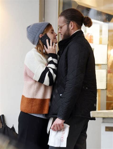 Emma Watson Was Seen Passionately Kissing Her Boyfriend Leo Robinton