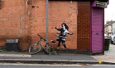 Banksy Hula Hooping Girl Poster Painting By Hunt Logan Fine Art America