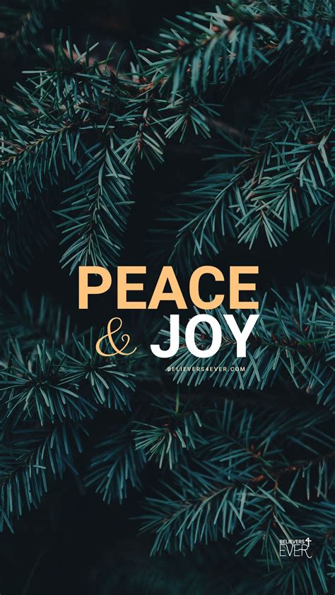 Free Download Peace And Joy Believers4evercom Wallpaper Iphone
