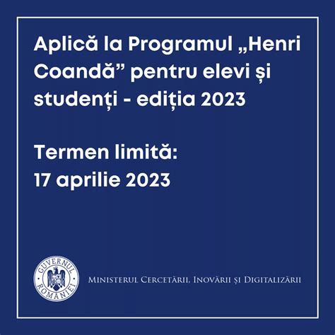 Ministerul Cercetării Inovării și Digitalizării a lansat programul de