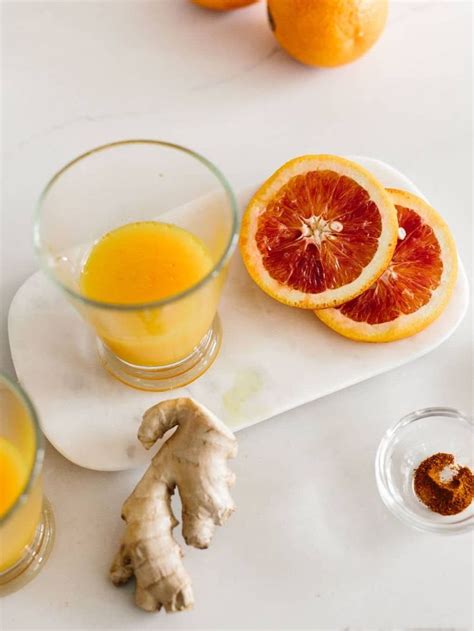Wellness Recipe Lemon Turmeric Ginger Shots The Effortless Chic