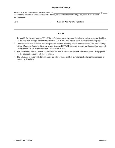 Form 25a R763 Download Printable Pdf Or Fill Online Claim For Payment